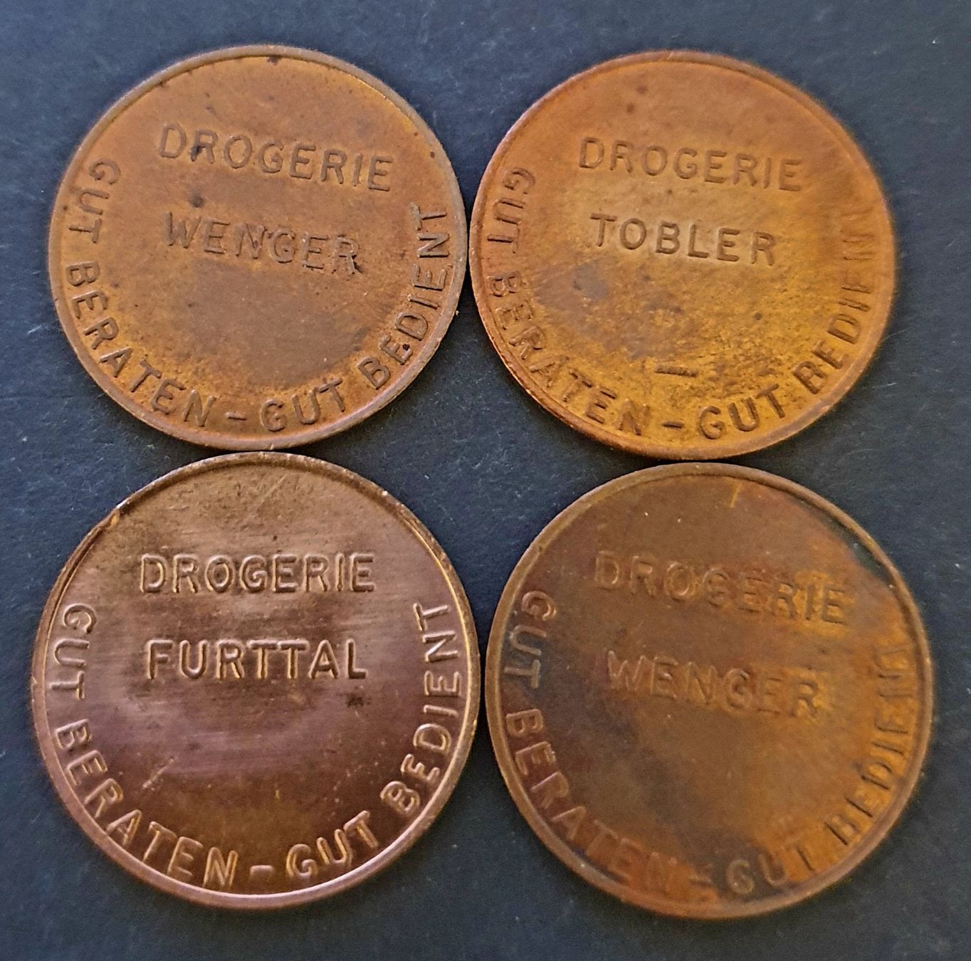 Medaglie: 4 Drogerie - Jeton – Usato da Egerkingen venduto da Acc1 1