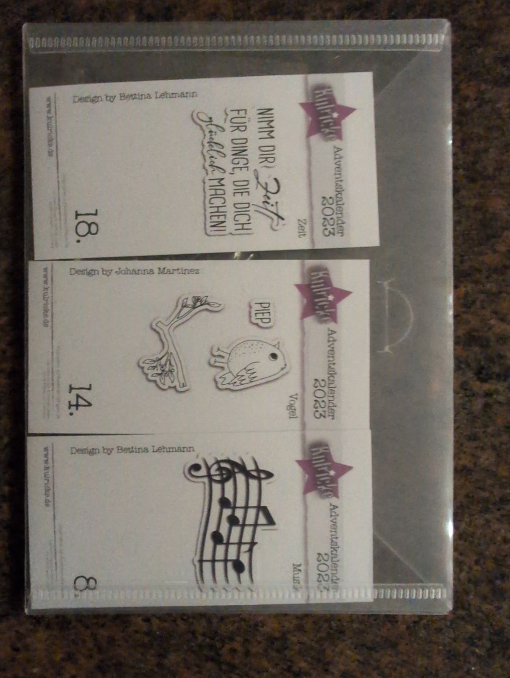 Timbri: Kulricke Clear Stamps – Usato da Zürich venduto da fschenkel 3