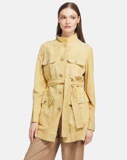 Cappotti: Tod's Ledermantel - Gr. 38 - ocker - NEU/OVP – Nuovo e nell'imballaggio originale da Dübendorf venduto da san_tt6m