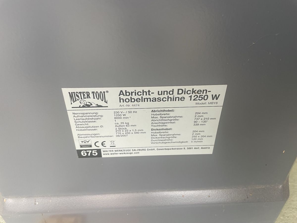 Tous les outils: Hobelmaschine  – D'occasion à Altstätten SG par Nik2009 5