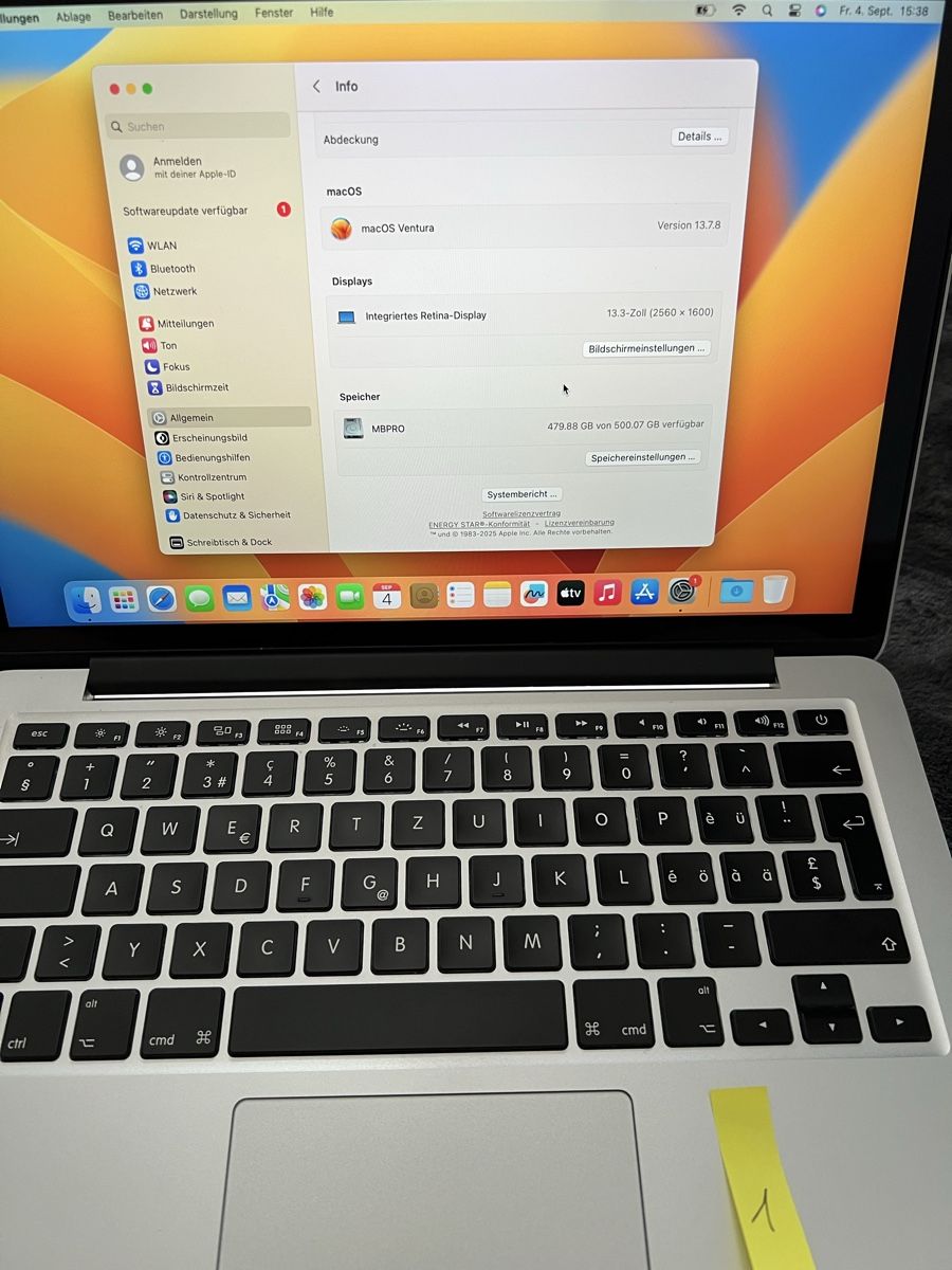 Apple Notebook: MacBook Pro 1 – Usato da Frauenfeld venduto da bar_8v6b 4