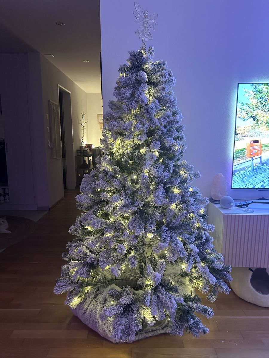 Alle Dekorationen: Wunderschöner, schneebedeckter Weihnachtsbaum mit LED-Licht – Gebraucht aus Ilanz von KULT-NEXT-GEN 1