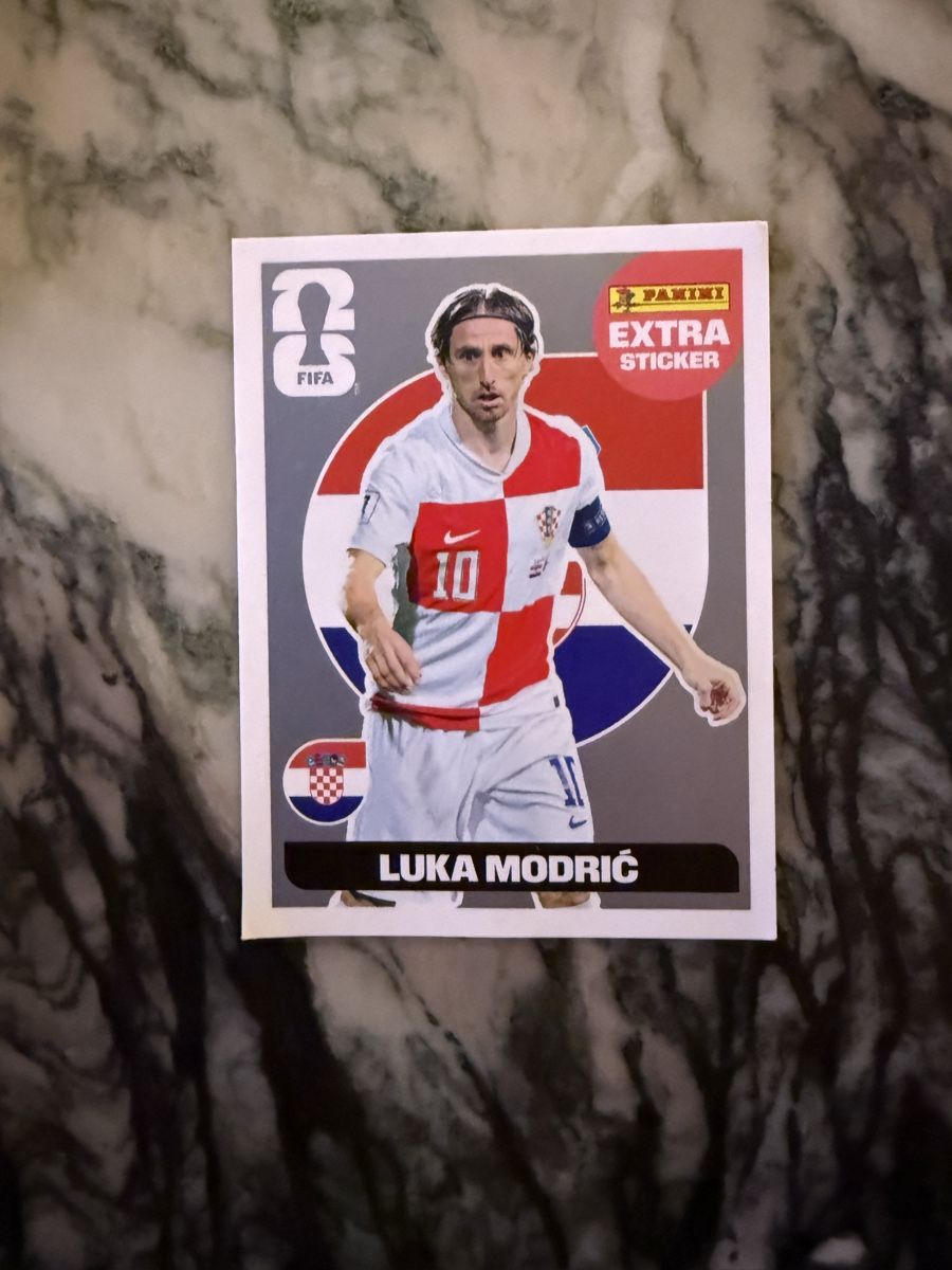 Panini Sammelbilder & Trading cards: Panini Extra Sticker Luka Modric silber – Neu (gemäss Beschreibung) aus Zürich von Adnan105