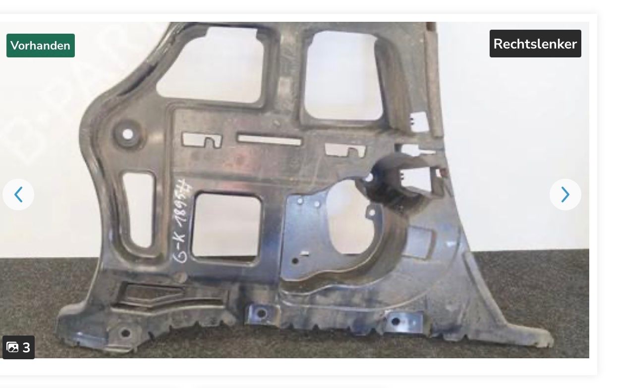 BMW Tutti pezzi di ricambio auto: Stossstangenhalter BMW E90 (2007-2011) – Usato da Buchs ZH venduto da baagii 1
