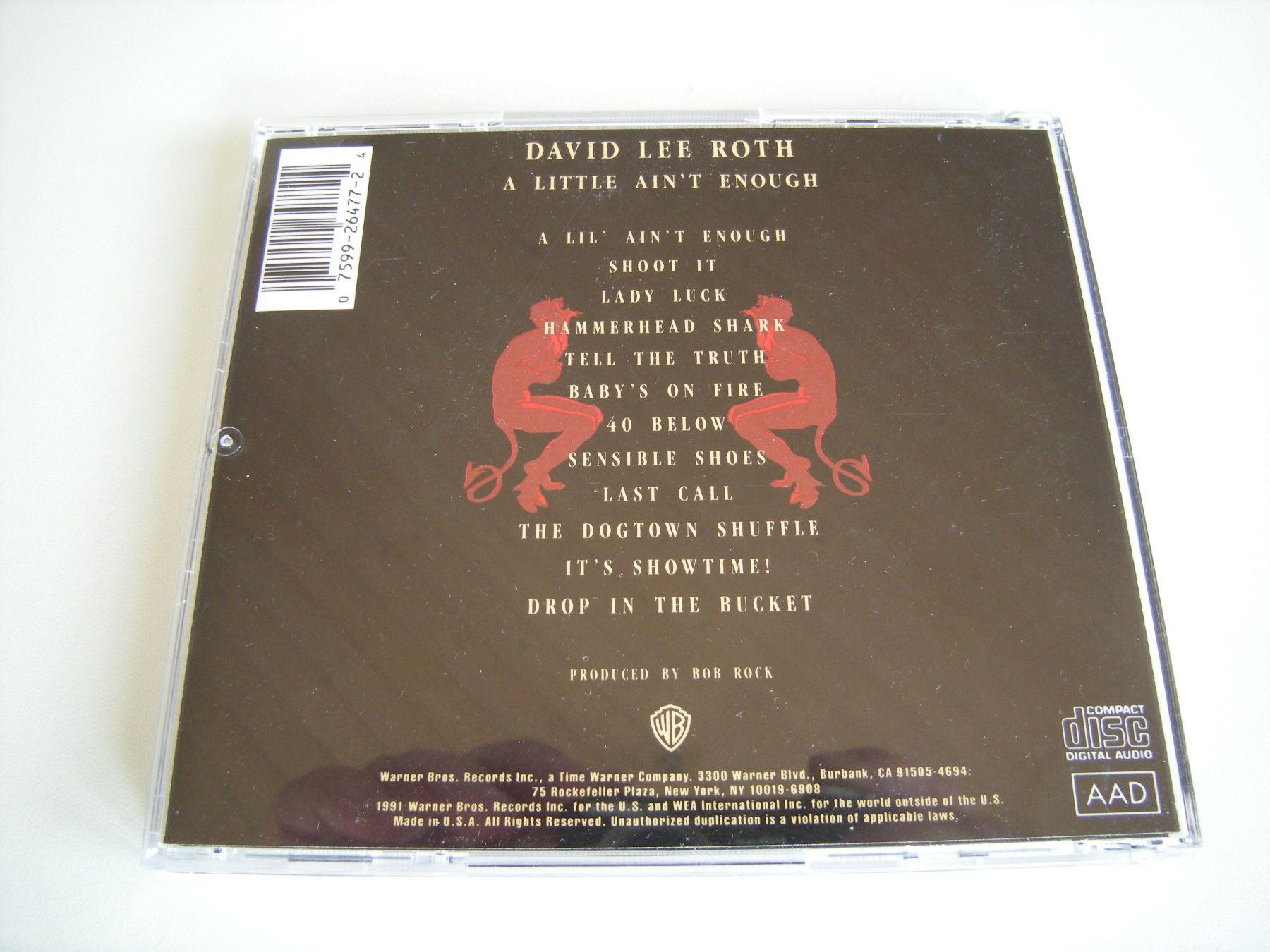 CDs: DAVID LEE ROTH - A little ain't enough – Gebraucht aus Basel von Ceebee62 1