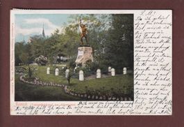 ZÜRICH - Turnerdenkmal am Alpenquai - 1908