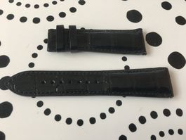 ZENITH ORIGINAL - BRACELET CUIR - BLACK - 22.3 MM - NEW !!!