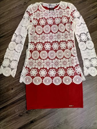 Fetsliches Kleid aus 2 Teilen, Guess, M