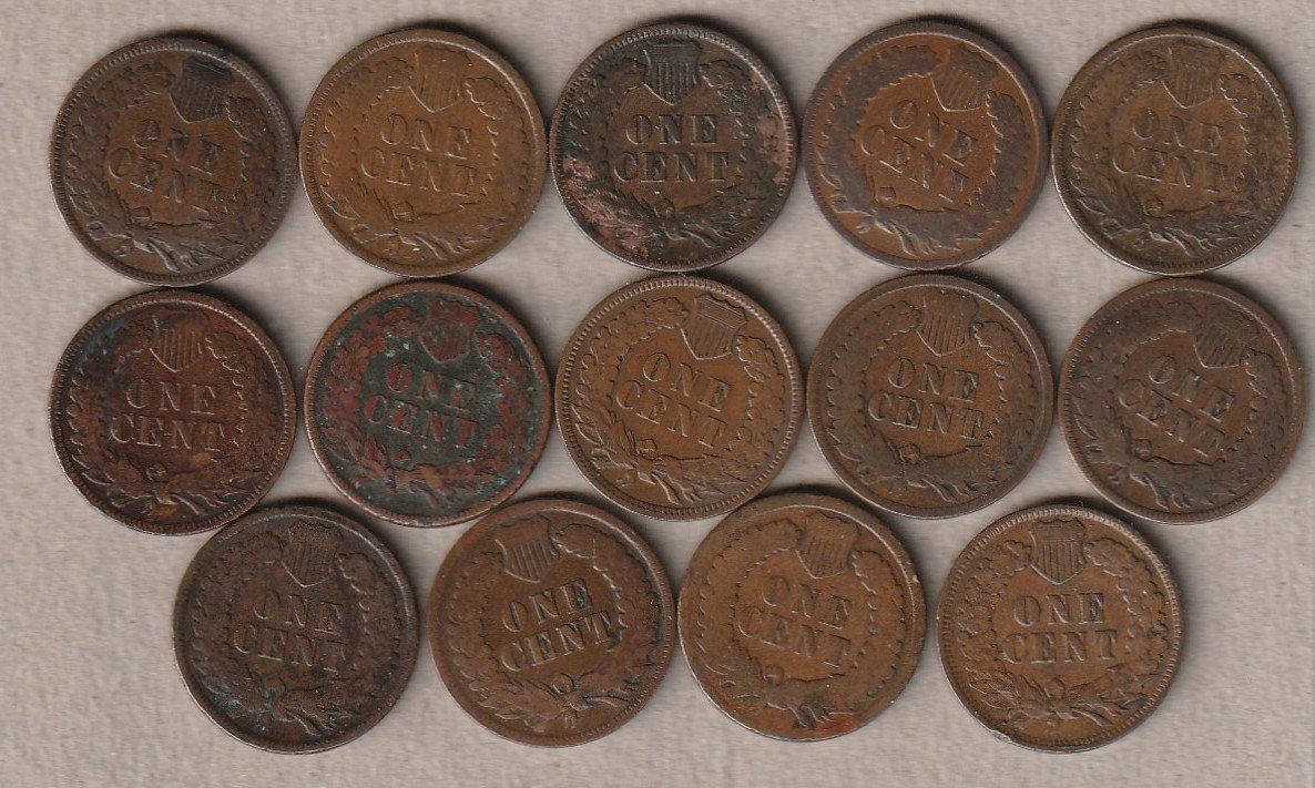 Tutti le monete: USA, Lot Indian Head Cents – Usato da Allschwil venduto da Coinfreak 1