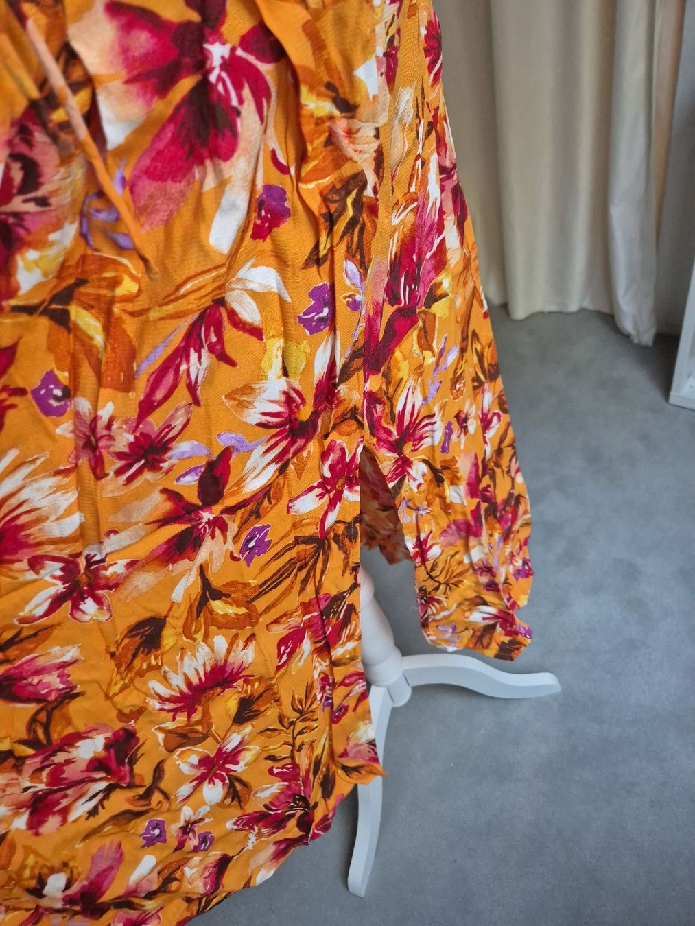 H&M Vestiti: 2 teiler H&M orange Blumenmuster Grösse M – Usato da Zürich venduto da Drago670 5
