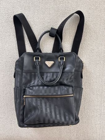 Maison Mollerus Swiss Rucksack classic schwarz/gold