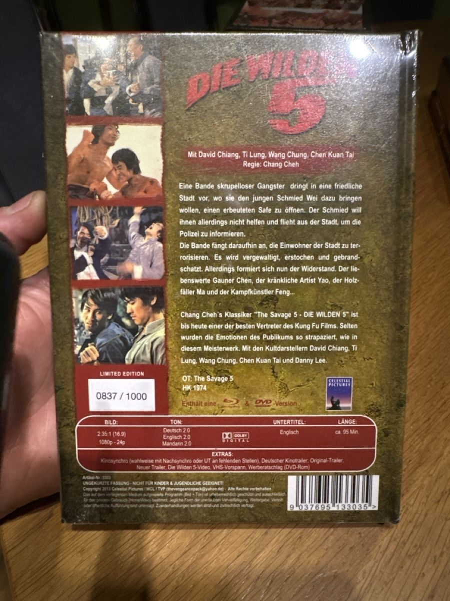 Alle DVDs: Die wilden 5 OVP Mediabook – Neu und originalverpackt aus Benken ZH von Audi-erich 1