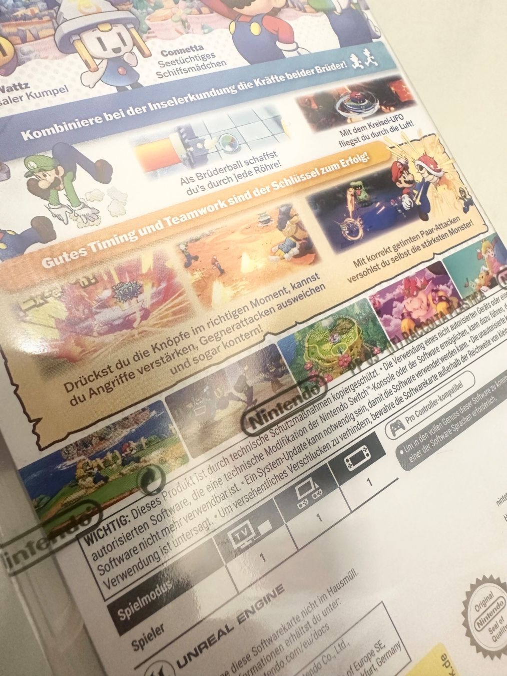 Giochi: Nintendo switch super Mario Luigi Brothership neu versiegelt – Nuovo e nell'imballaggio originale da Baar venduto da Mic_vL 3