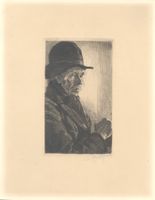 Wolff Hermann, markantes Portrait eines "älteren Mannes"