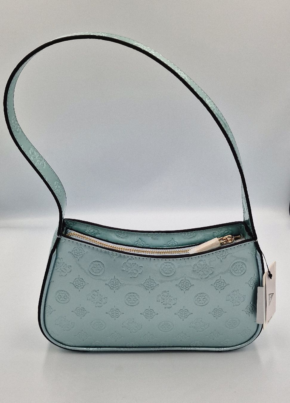 Guess Taschen für Damen: Guess Handtasche hellblau neu mit Etikett – Neu und originalverpackt aus Affeltrangen von Szafaoli 4