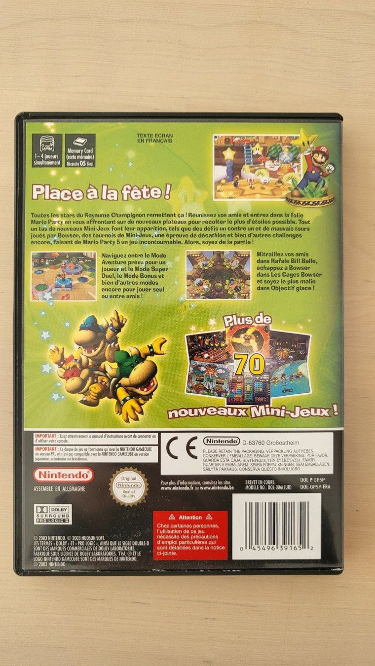 Nintendo Spiele: Mario Party 5 - Nintendo Gamecube – Gebraucht aus Riddes von  3