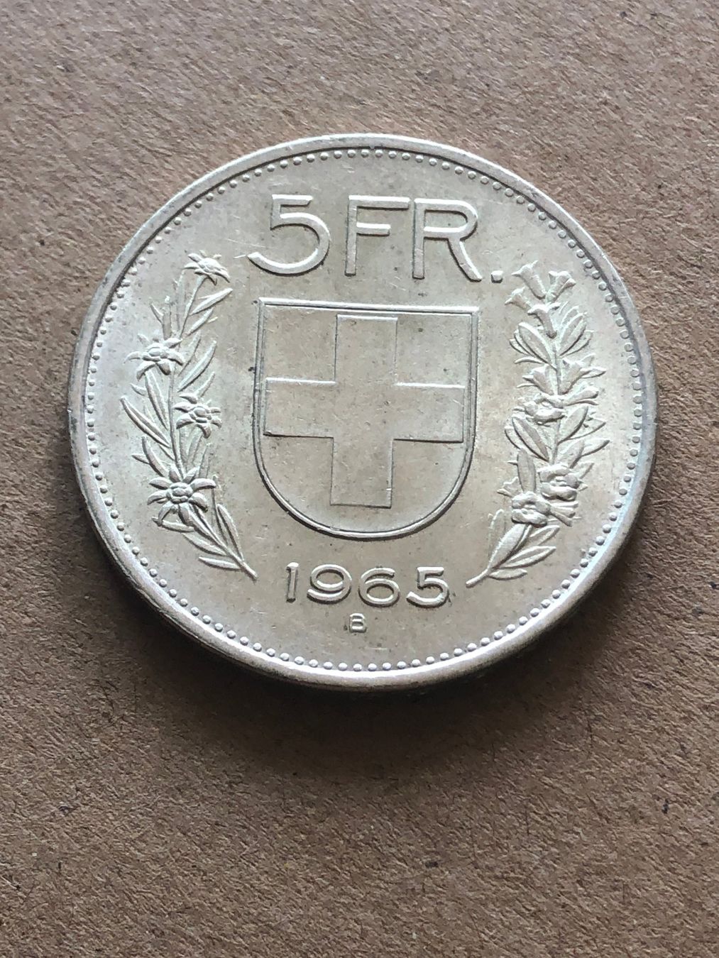 Tutti le monete: 5 Fr. 1965 – Usato da Schötz venduto da Odpa