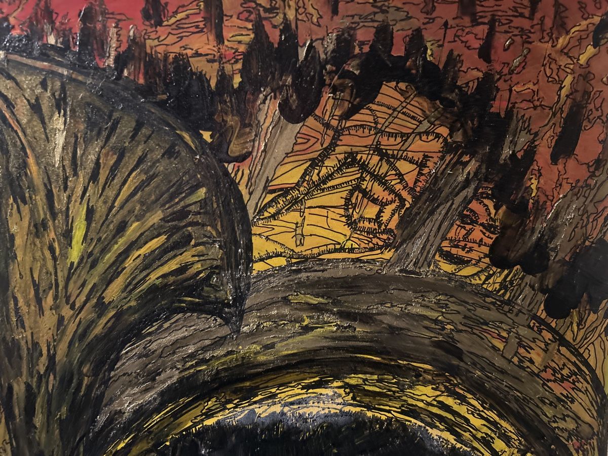 Gemälde: Originales Gemälde von Freddy Gerber, signiert 78 – Gebraucht aus Glarus von KunstWerkEr-LS87 4