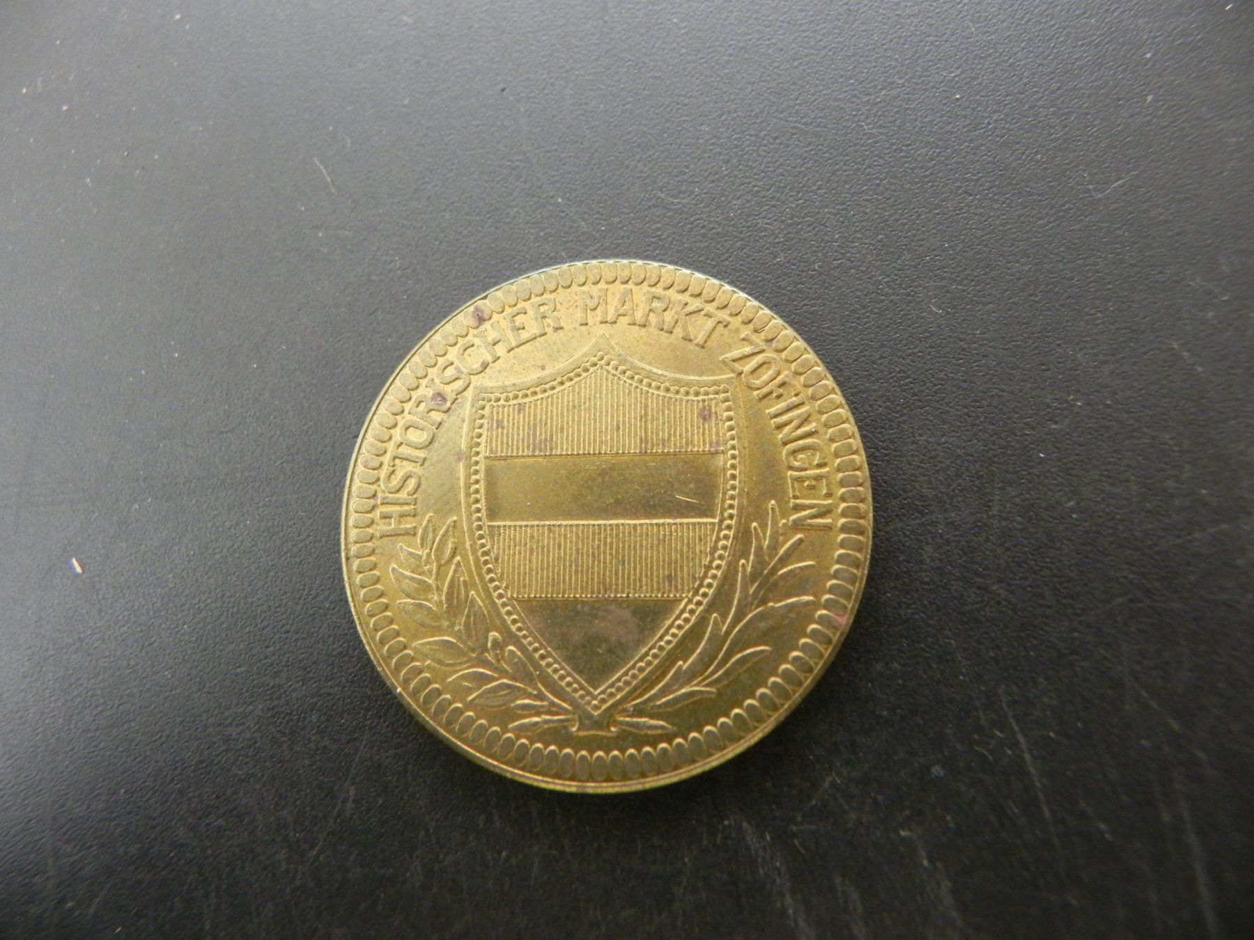 Medaillen: Medaille Zofingen 1 Taler 1987 – Gebraucht aus Biel/Bienne von Gogolozi 1