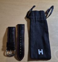 BRACELET HIRSCH 24MM GEORGE CUIR CAOUTCHOUC SWISS MADE 