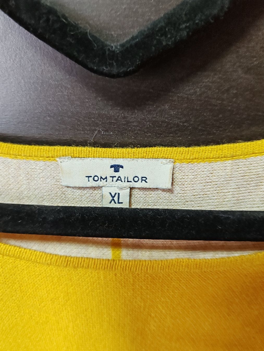 Tom Tailor Maglioni & Felpe: Tom Tailor Pullover, Gr. XL, gelb, Herbst-Look, neuwertig – Usato da Untervaz venduto da DoniWii1985 1