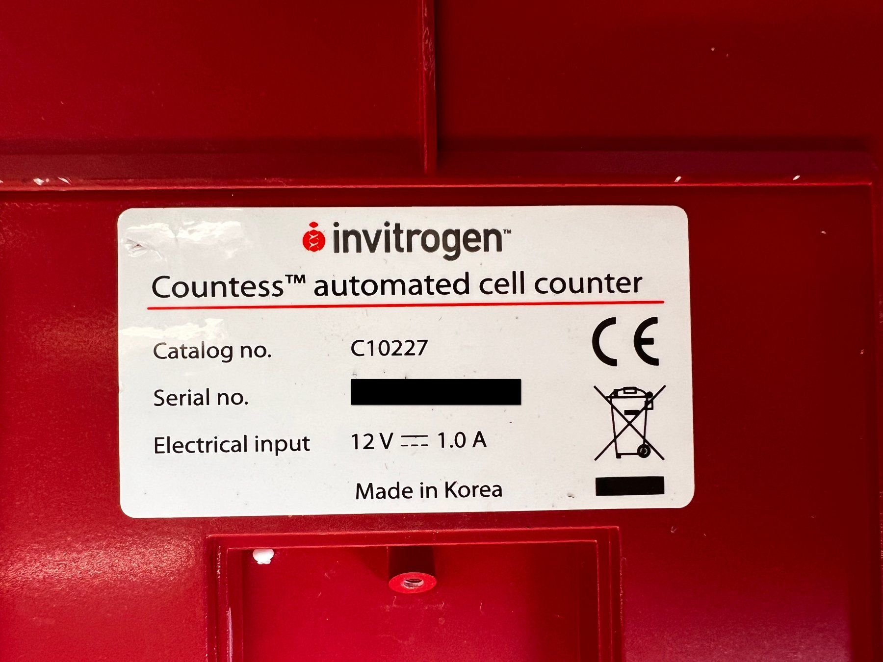 Misurare: Thermo Invitrogen Countess Automated Cell Counter – Usato da Niederdorf venduto da LeptonAG_Labor 8
