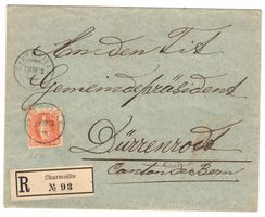 Lettre R. de Charmoille pour Durrenroth le 20.VII.03