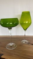 Dekorations Glas, 2 Gläser 50 & 60cm