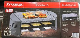 Trisa Raclettino 6 Raclette Grill Stone Top 6 Pans