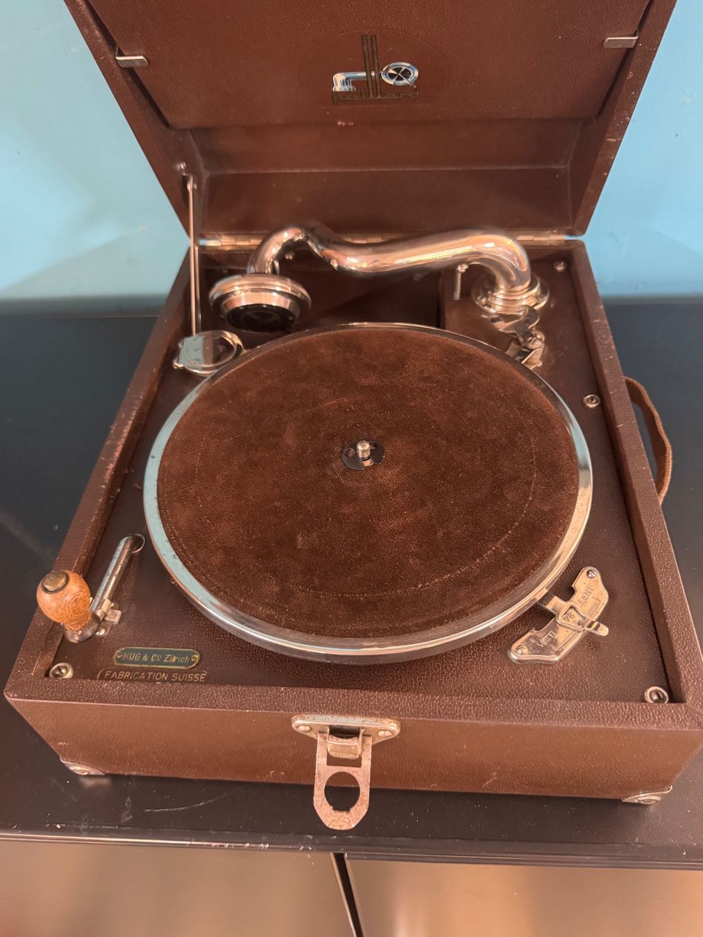 Plattenspieler: Alte Grammophon – Gebraucht aus Schlieren von Freundlich02 2