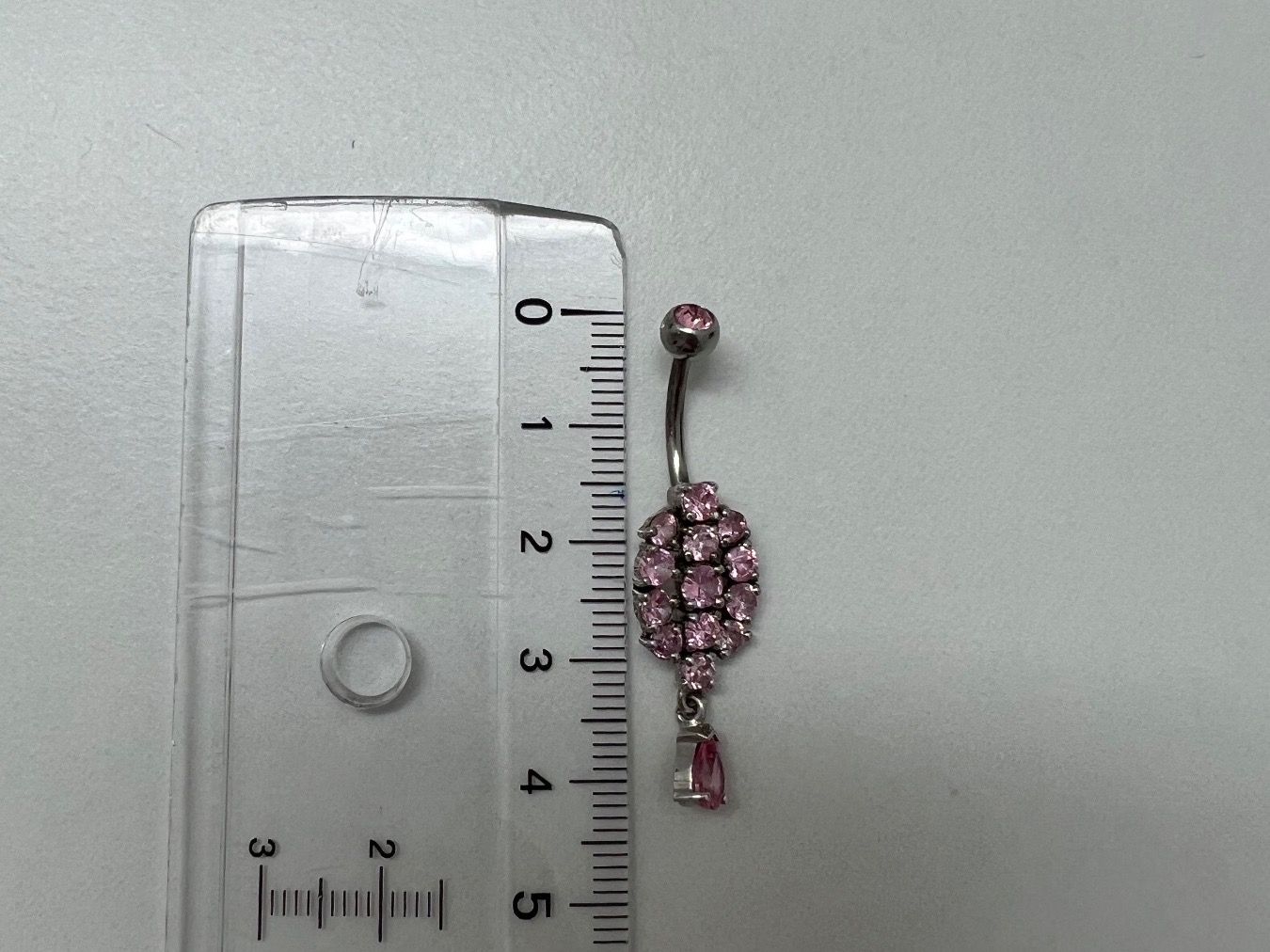 Gioielli per piercing: Bauchnabelpiercing silber/rosa – Usato da Jona venduto da n.ferrari 2