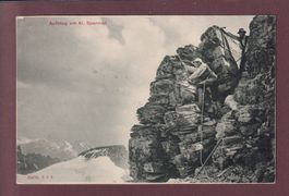 Aufstieg am Kl. SPANNORT - 1913