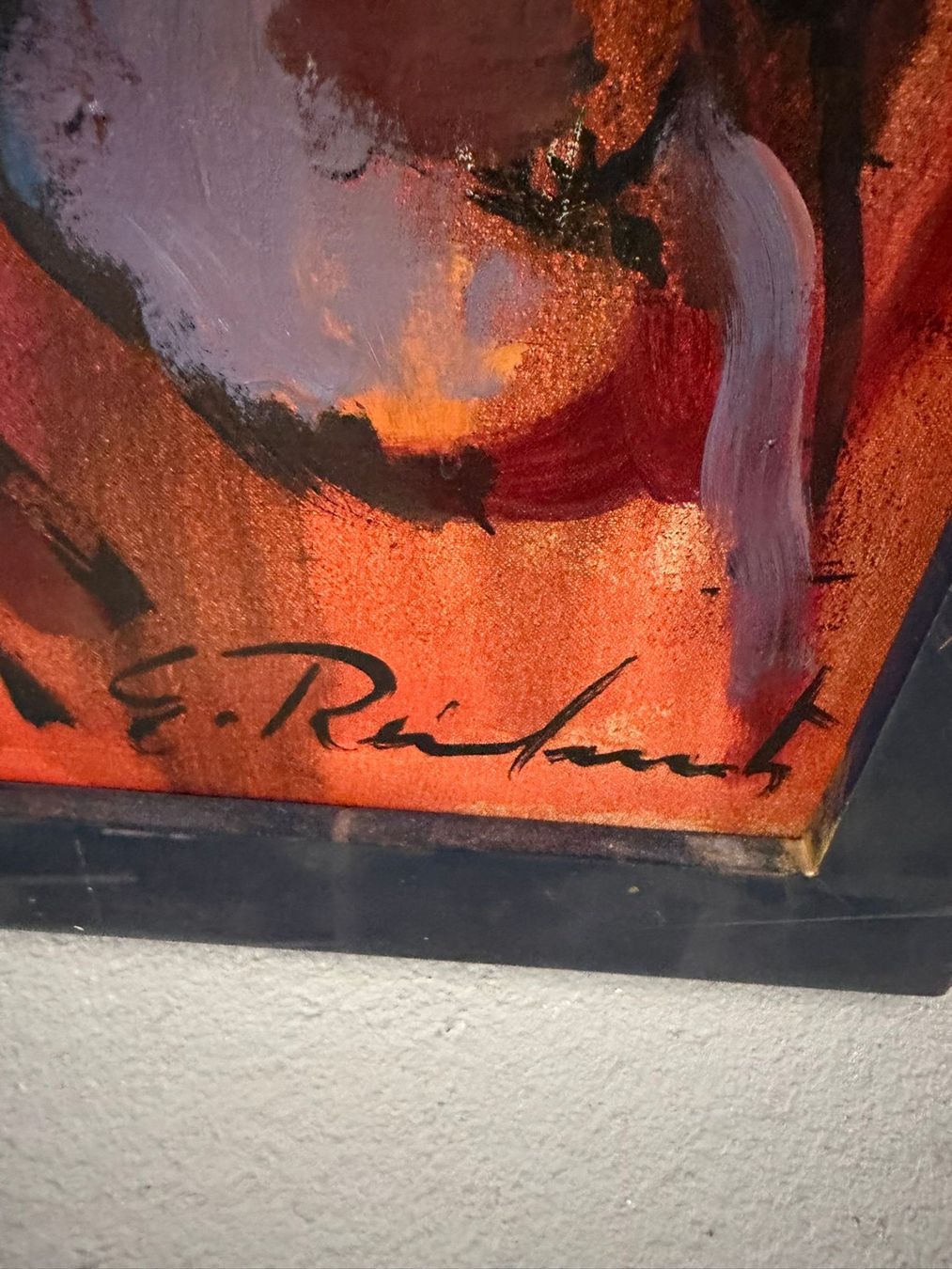 Tableaux: E. Reichmuth Landschaft Öl/Leinwand 71x77 cm – Neuf (Voir description) à Baden par Hug_Mee 2