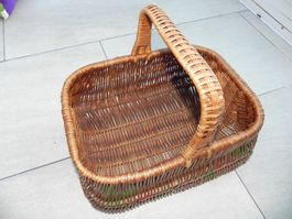 Korb Vintage look bemalt