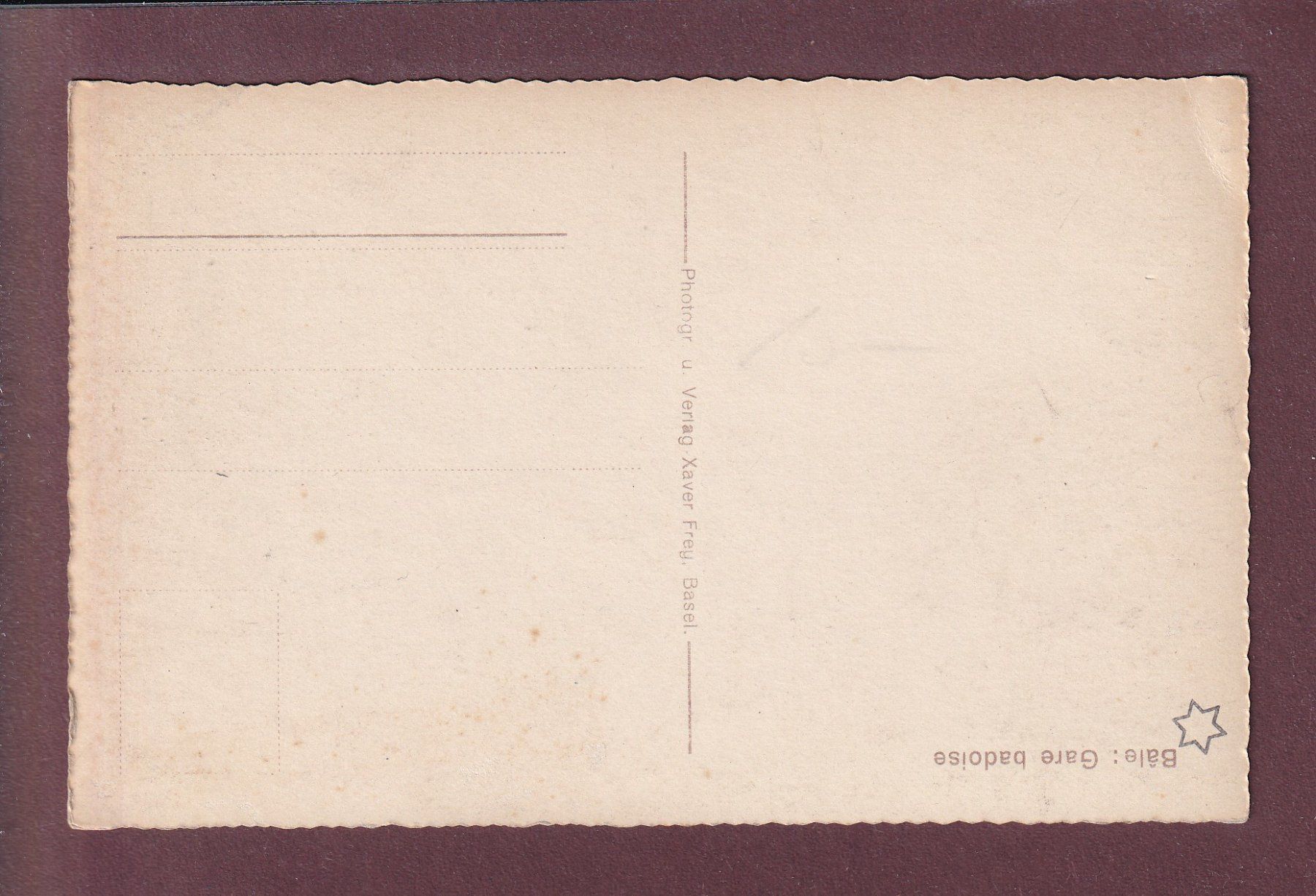 Cartoline postali: BASEL - Badischer Bahnhof – Usato da Pully venduto da nicecards 1