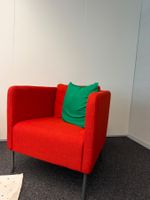 Roter Ikea Stuhl / Sessel