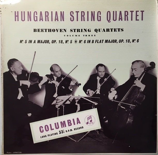 Dischi in vinile: Beethoven – String Quartets Nr. 5 & 6 (LP, 1955) – Usato da Grüningen venduto da azulamarillo_vinyl