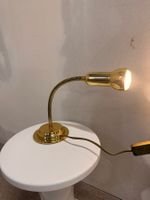 Vintage Messing Tischlampe von Holtkötter