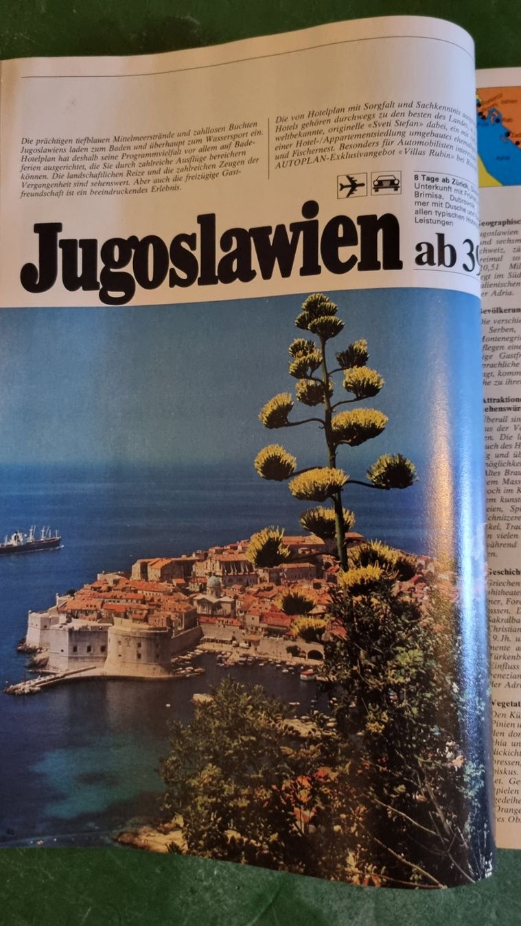 Dokumente: Hotelplan Fruehling-Sommer-Herbst 1977 Katalog – Gebraucht aus Bözberg von heinz-d 2