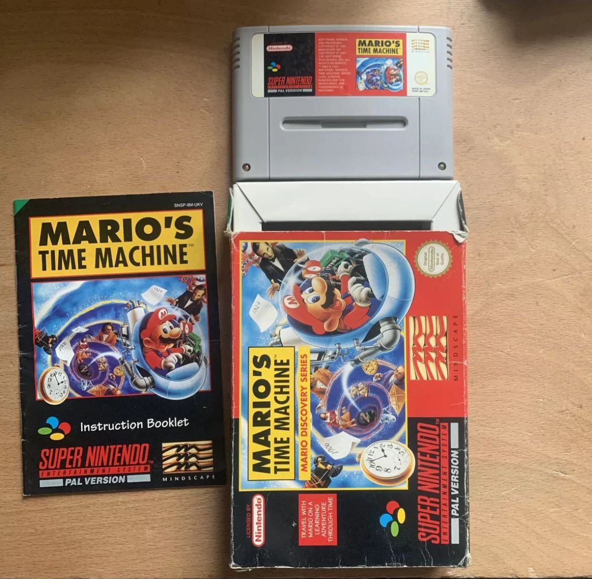 Nintendo Giochi: Mario’s Time Machine Super Nintendo – Usato da Lausanne venduto da sauvezretrogames