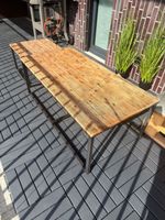 2er Tisch-Set Holz/Metall Industrial – gross & klein | Bern