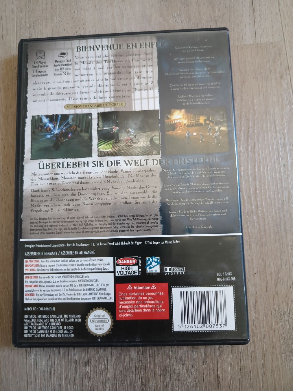Nintendo Giochi: Hunter The Reckoning - Nintendo GameCube - Top Zustand! – Usato da Mülligen venduto da MisterBubbles 1