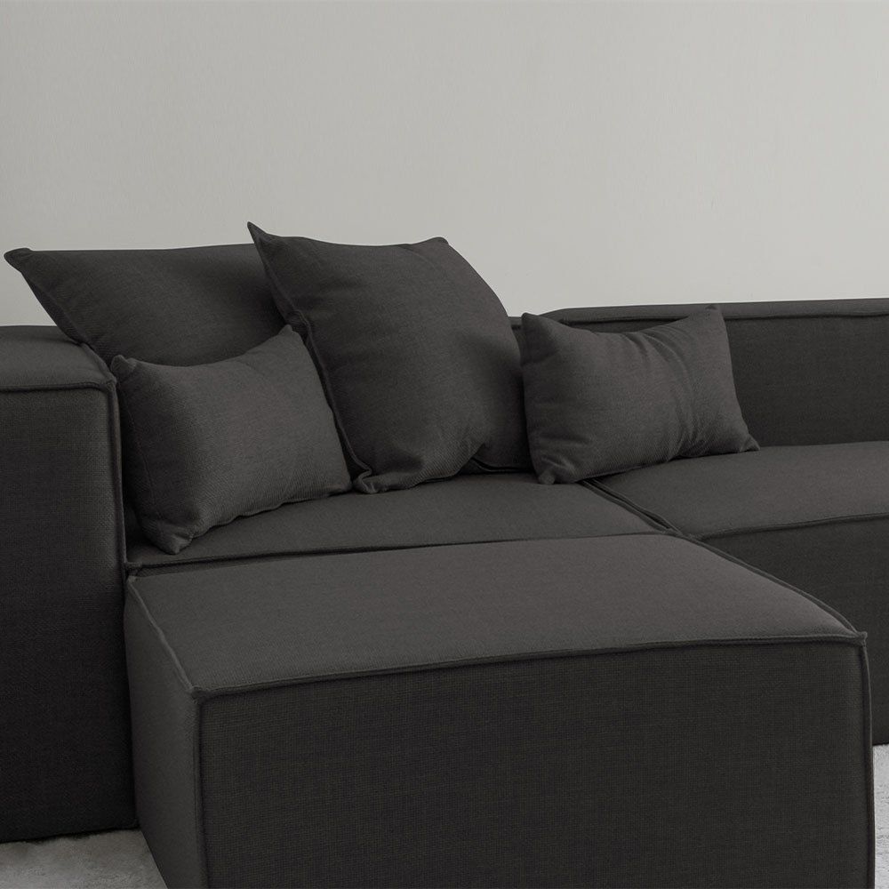 Sofas: 21559 - Modulares Sofa VANES XXL - Anthrazit Couch – Neu und originalverpackt aus Wallenwil von toesstal-vertrieb 7