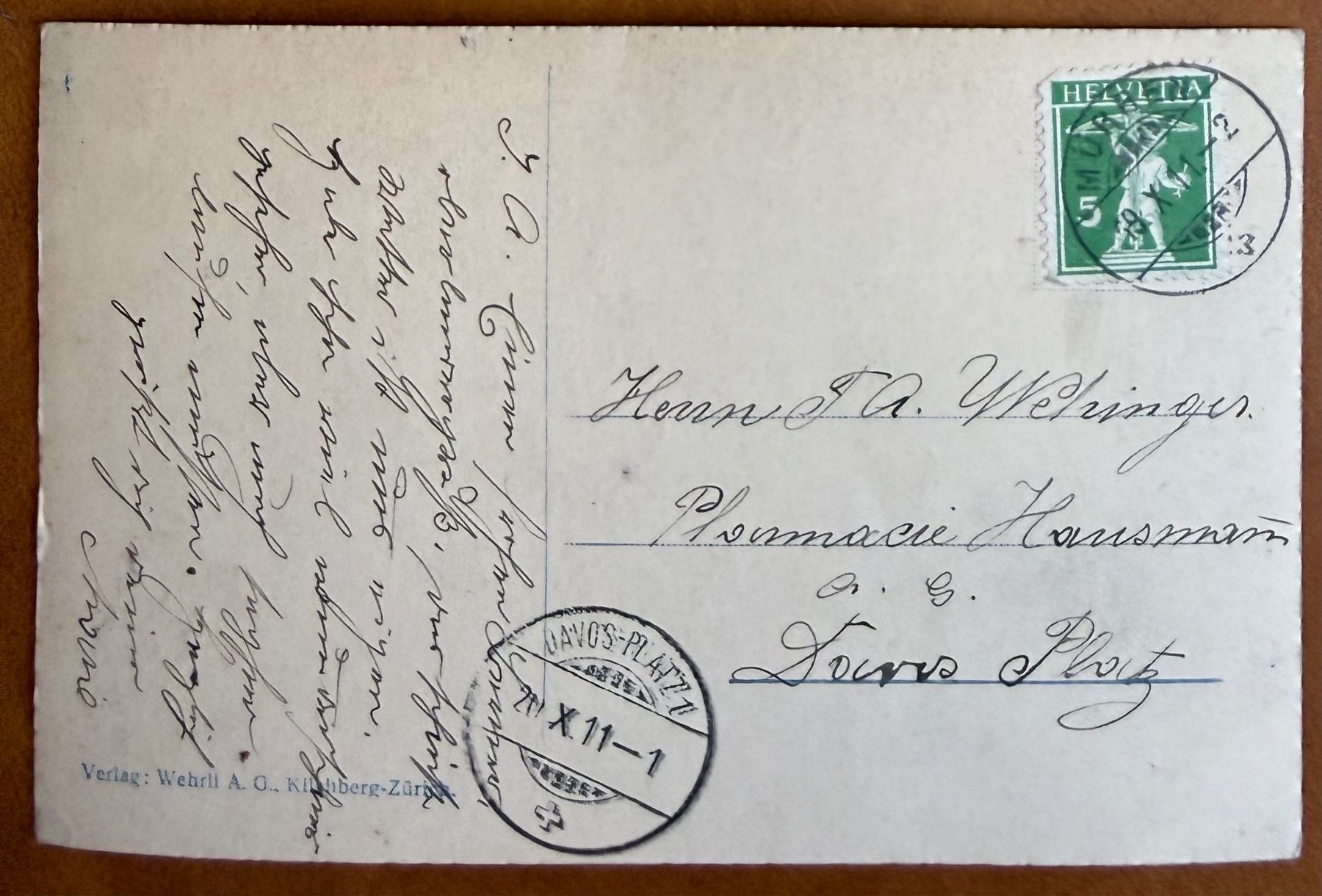 Cartoline postali: Mürren - Panorama 1911 – Usato da Lutry venduto da Ediego 1