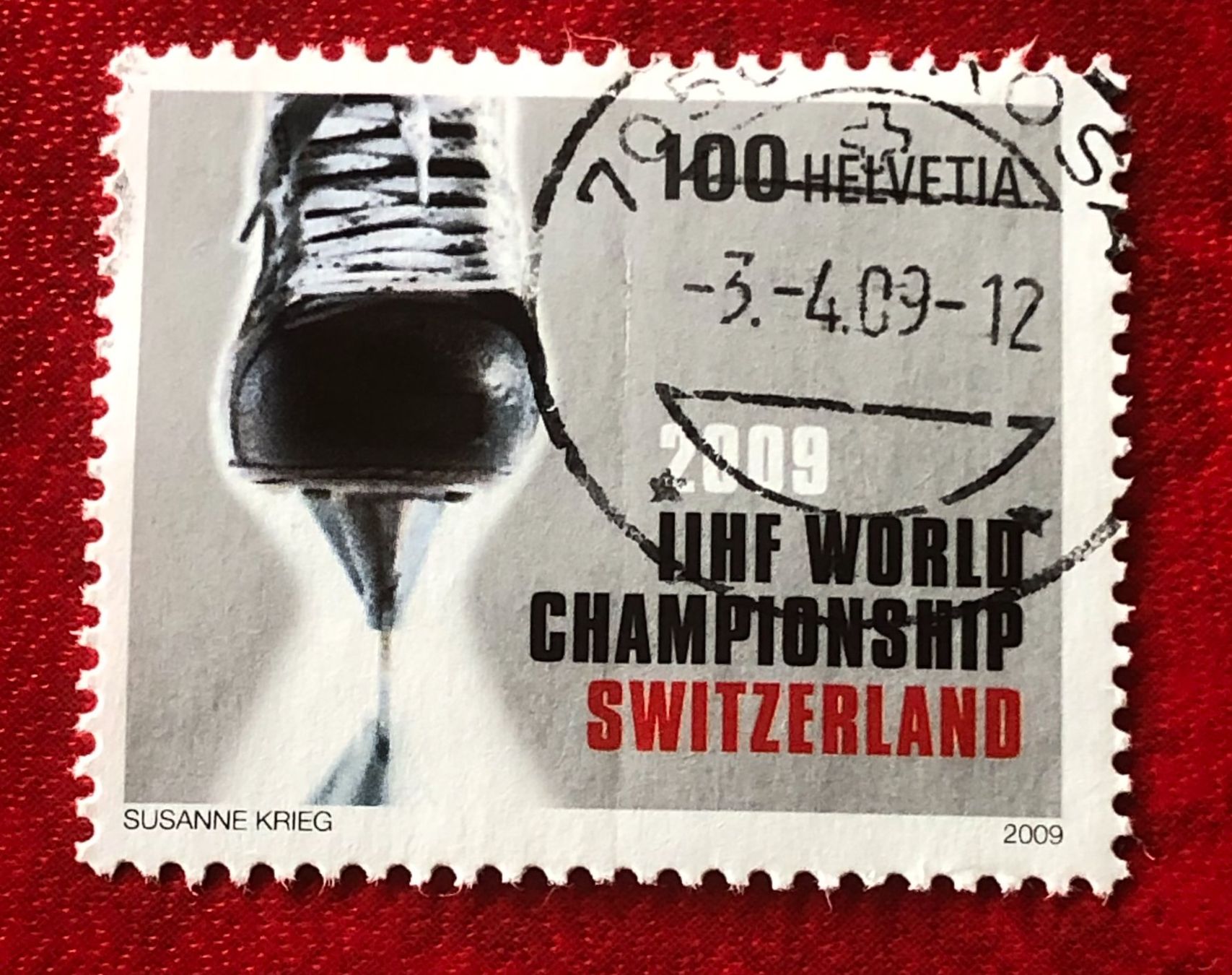 Alle Briefmarken: Nr.1301 EISHOCKEY-WELTMEISTERSCHAFT 2009 GESTEMPELT     – Gebraucht aus Aarau von Billa007