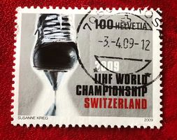 Nr.1301 EISHOCKEY-WELTMEISTERSCHAFT 2009 GESTEMPELT    