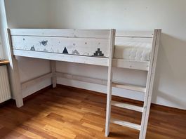 Kinder-Hochbett von Lifetime (90x200) mit Matratze