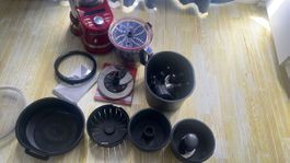 Küchenmaschine KitchenAid rot Zubehör guter Zustand