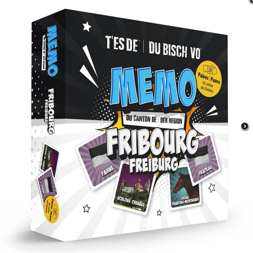 Hasbro Giochi: DU BISCH VO® Freiburg - Memo / Memory Spiel – Nuovo e nell'imballaggio originale da Oensingen venduto da Liquidations-Shop