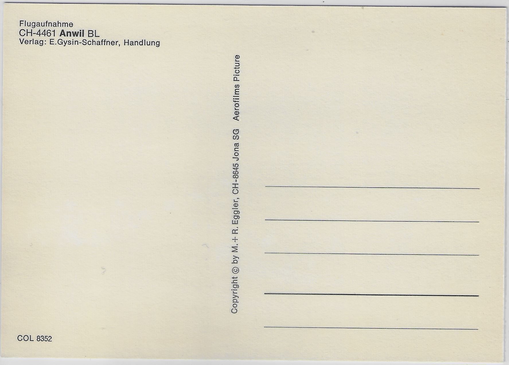 Cartoline postali: Flugaufnahme Anwil BL – Antico da Ettingen venduto da Kartenplanet 1